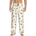 thumbnail image 5 of Mens Pajama Pants Bottoms with Pockets - Funny Cartoon Hot Dog Print Comfy Mens Pj Pants, Soft Men Lounge Pants, 5 of 5