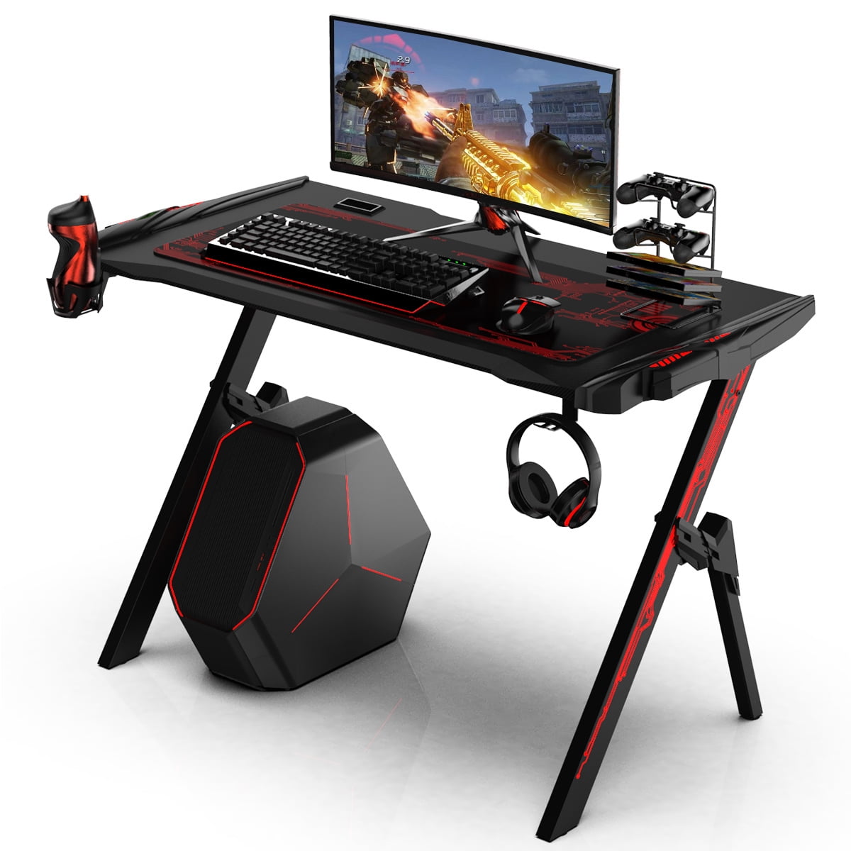 Computer Desk For Gaming / Dripex Gaming Table 113 Cm Gaming Desk ...