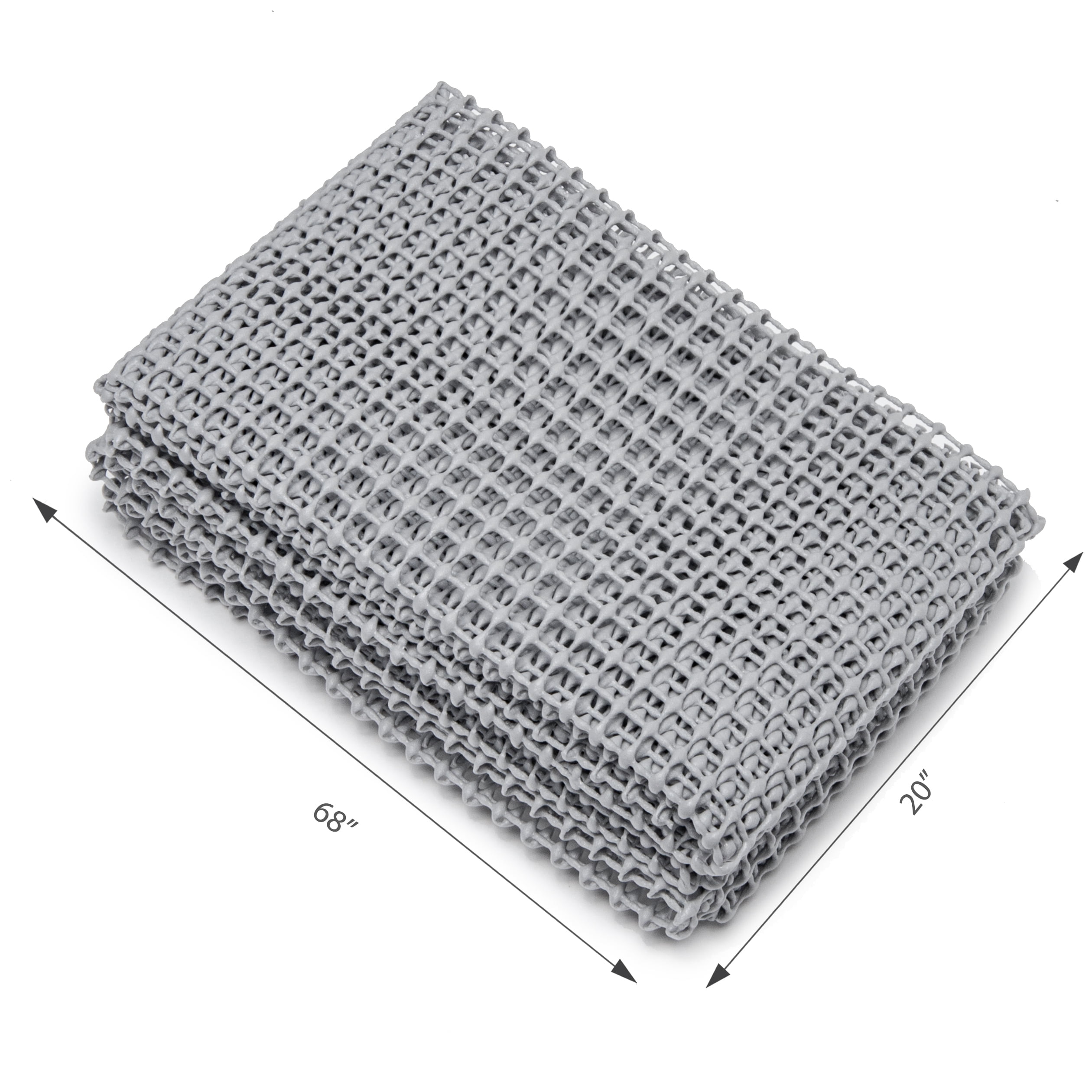 Mainstays Non-Skid Non-Slip Rug Pad, Gray, 2' x 6'