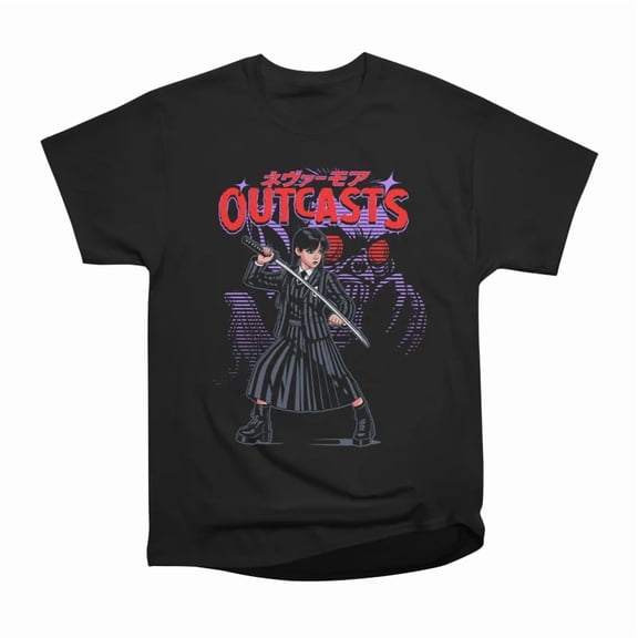Outcasts Wednesday T-Shirt Tee Gift For Him Merch For Her Apparel For Friend