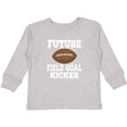 thumbnail image 3 of Inktastic Football Future Field Goal Kicker Boys Long Sleeve Toddler T-Shirt, 3 of 5