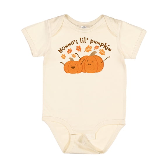 Inktastic Nonna's Lil' Pumpkin Boys or Girls Baby Bodysuit