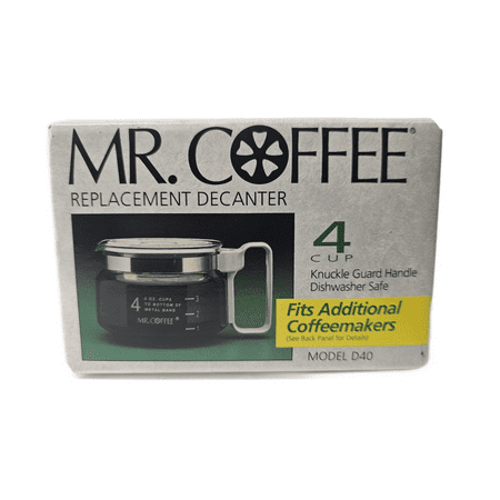 Vintage Mr. Coffee 4 Cup Glass Coffee Pot Decanter Model D40 Replacement