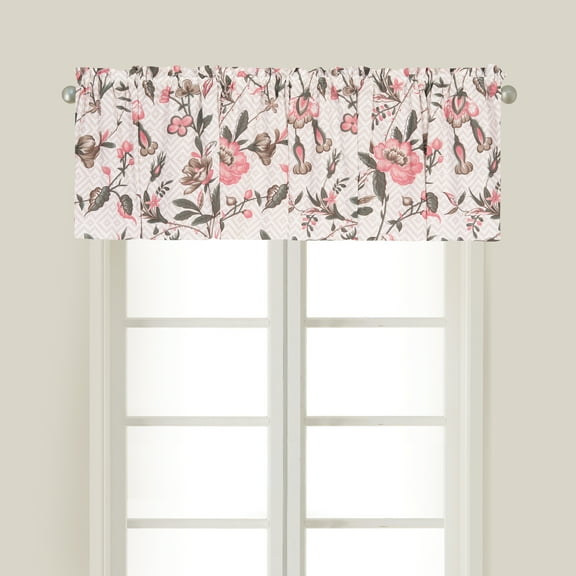 Blair Garden Cotton Beige Valance Window Treatment