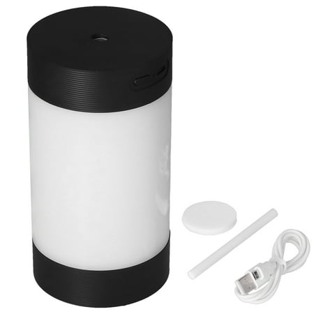 

Colorful Car Humidifier Safe LED Car Aroma Diffuser Large Capacity For Home Desktop Black