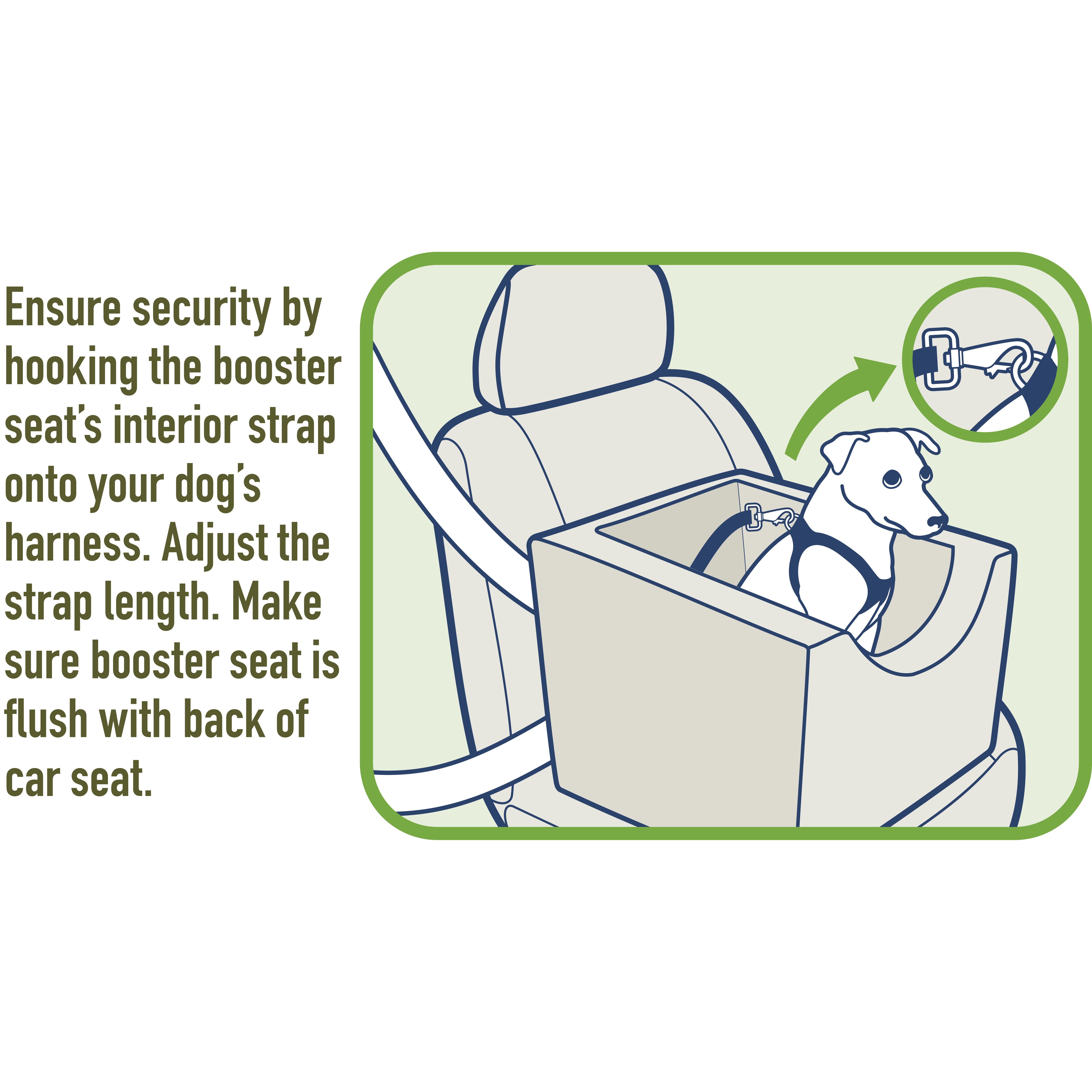 Precious Tails High Density Foam Pet Car Booster Seat