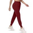 thumbnail image 2 of Women High Waist Yoga Pants Tummy Control Cinch Bottom Workout Yoga Lounge Trousers With Pockets Stretchy Casual Pants, 2 of 6