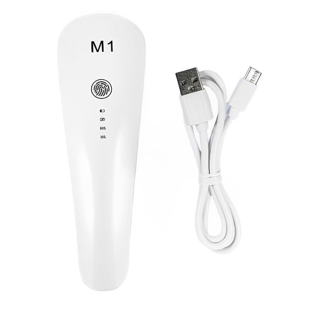 Vogacara Lámpara de manicura eléctrica LED ajustable alimentada por recargable USB luz de carga accesorios de herramientas de Cuidado de uñas
