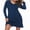 Bule Green, variant on Long Sleeve Night Shirts Women Nightgowns Oversized Pajama Dress Soft Nighties Winter Sleepwear