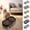 A, variant on Txlpkdyx Ergonomic Tilted Double Dog Bowls,304 Stainless Steel Raised Feeder Stand for Small to Medium Dogs & Cats,Neck-Friendly Food & Water Station