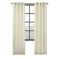 thumbnail image 3 of Commonwealth Home Fashions Castillo Grommet Panel 52" x 95" Ivory, 3 of 5