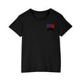 thumbnail image 3 of GERsome Boys Girls Short Sleeve Crewneck T-Shirts 4th of July Patriotic Tops for Unisex Kids American Flag Summer Graphic Tee, Sizes 5-6 Years, 3 of 8