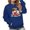 Navy, variant on Toddler Girls Hoodie Christmas Element Printed without Drawstring Loose Long Sleeved Jacket Sweatshirt Size 2-3T ,Pink