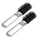 thumbnail image 3 of 2 cepillos de pelo de viaje compactos y plegables con espejo, mini cepillo portátil para bolso, peine de bolsillo plegable para mujeres y hombres, herramientas de peinado, 3 of 6
