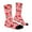 Pink, variant on Valentine's Day Women Socks with Photos Face Personalized Socks Novelty Comfortable Cozy Strechy Stockings for Couples Casual Daily Wear Funny Socks