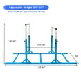 thumbnail image 5 of Costway Horizontal Train Bar W/ 4'x8'x2'' Gymnastics Mat Folding Panel Fitness Exercise, 5 of 10