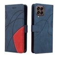 thumbnail image 4 of Compatible Samsung Galaxy M33 5G Case, Leather Wallet Case Stand View Magnetic Clasp Book Flip Folio Phone Cover - Blue, 4 of 5