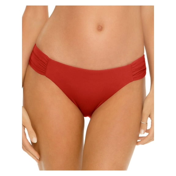 Becca by Rebecca Virtue Womens Shirred Lined Swim Bottom Separates