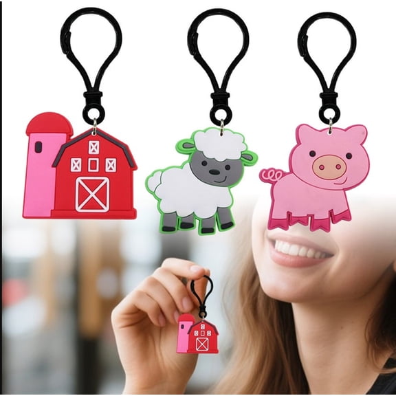 Portable Keychain Pendant, Lightweight Durable Key Ring Accessory, Decorative Hanging Ornament for Keys Backpack Travel Daily Use