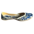 thumbnail image 2 of Women Flat Ballerina Punjabi Jutti Khussa Shoes Ethnic Phulkari Shoes US 6 / EURO 36, 2 of 5
