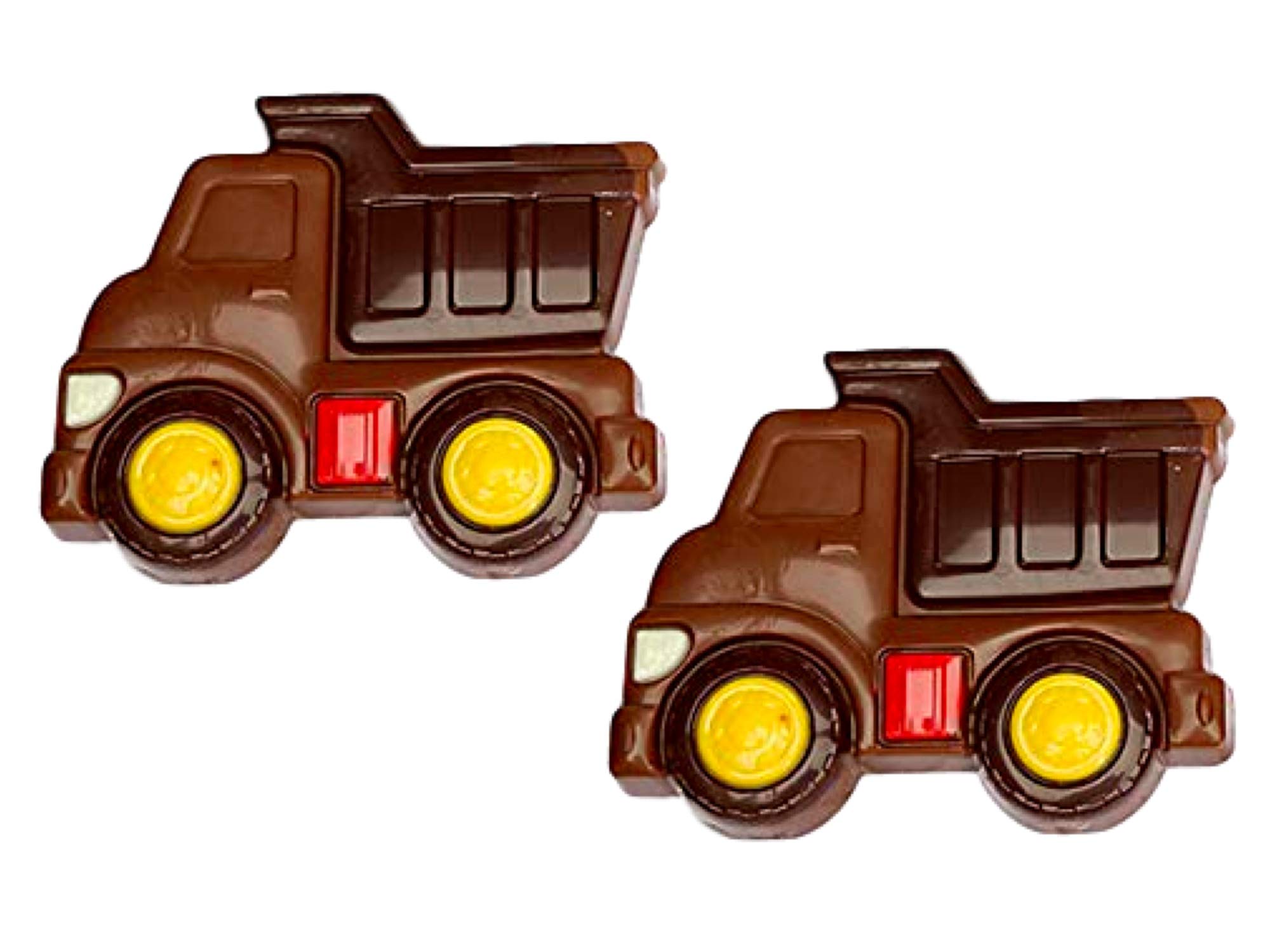 Milk Chocolate Dump Trucks (2 pack) Construction Goody Stocking