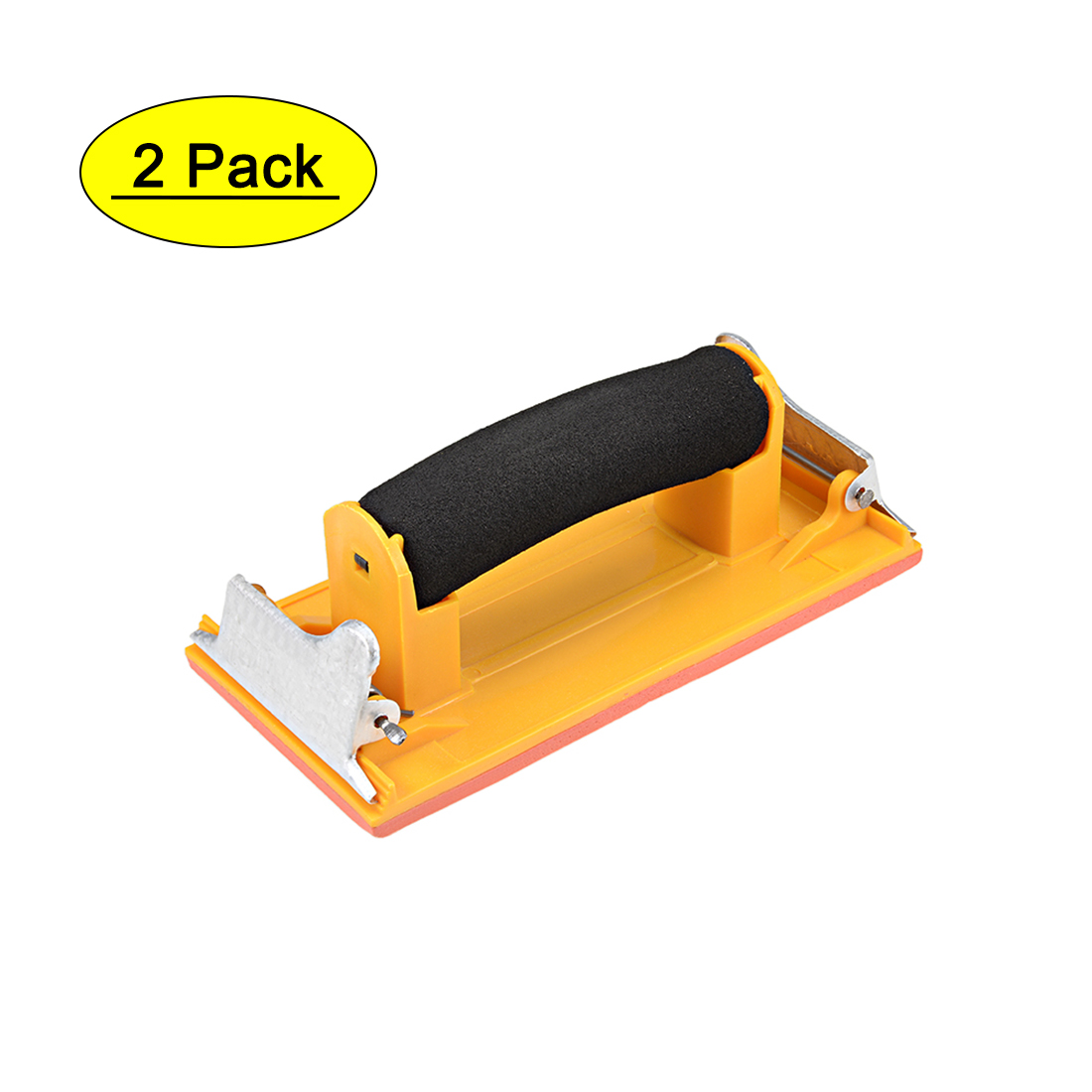 Sander Block 7 x 3.5 inch Sandpaper Sheet Holder Hand Tool with Plastic