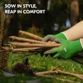 thumbnail image 3 of Vgo 1 Pair Age-3-X Kids Gloves, Bamboo Fibre Gardening Gloves,Children Yard Work Gloves,Soft Safety Rubber Gloves(RB6026-KID), 3 of 6