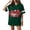 Dark Green Short Sleeve, variant on Soccer Jersey for Women Short Sleeve Soccer Lounge Tshirt Crew Neck Comfy Y2k 2026 Shirts Spain Brazil Argentina France Germany Portugal Gray 3XL