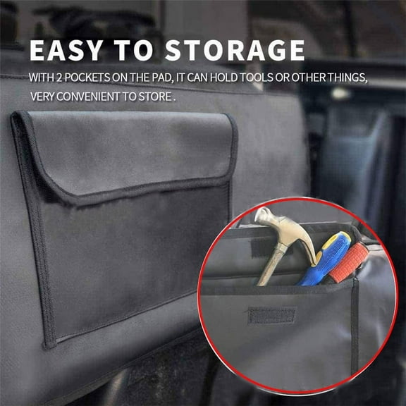 1x Pickup Truck Portable Tailgate Pad Shuttle Pad Protective Bike Rack w/ Strap