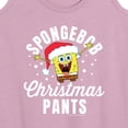 thumbnail image 3 of SpongeBob SquarePants - Christmas Pants - Women's Racerback Tank Top, 3 of 6