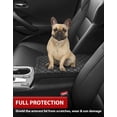thumbnail image 6 of KBH Center Console Cover for 2013-2018 Acura RDX, Anti-Scratch Leather Armrest Pad Protector Interior Accessories, Black, 6 of 7
