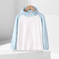 thumbnail image 6 of Lmnyox Jackets for Kids Color Blocked Long Sleeve Zip Up Sports Hoodies Casual Loose Athletic Coats, 6 of 9