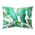 thumbnail image 2 of Joernso Tropical Green Leaves Rectangle Pillow Case Cushion Cover Sofa Home Decoration, 2 of 7