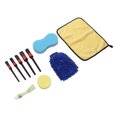 thumbnail image 2 of Kit de cepillo detallado de coches, cepillo de aire acondicionado para rueda automotriz, esponja para encerar, almohadilla de limpieza, guante, 10 Uds. Jadeshay  A, 2 of 9