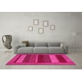 thumbnail image 3 of Ahgly Company Indoor Rectangle Abstract Pink Modern Area Rugs, 8' x 10', 3 of 4
