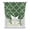 Green, variant on Brown Moroccan Tie Up Curtains for Window, Thermal Insulated Balloon Shade Adjustable Rod Pocket Curtains Valance Panels for Kitchen Bathroom Cafe 42 x 45 Morocco Abstract Quatrefoil Geometric