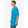 thumbnail image 3 of KingSize Men's Big & Tall Shrink-Less Lightweight Longer-Length Crewneck T-Shirt, 3 of 6