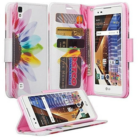 LG Tribute HD Case, LG X Style Case, LG Volt 3 Case, SOGA [Pocketbook Series] Leather Magnetic Flip Design Wallet Case for LG Tribute HD / X Style / Volt 3 -