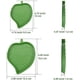 thumbnail image 4 of 2 Pieces Leaf Reptile Food Water Bowl Plate Dish for Tortoise Corn Snak, 4 of 5