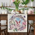 thumbnail image 1 of Cqxid Decorative Table Banner Under $5 Easter Table Flag Digital Printing Linen Table Mat Rabbit Eggs Party Adornment Tablecloth, 1 of 4