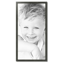ArtToFrames 21" x 42" Antique Black Picture Frame, 21x42 inch Black Wood Poster Frame (WOM-5106)