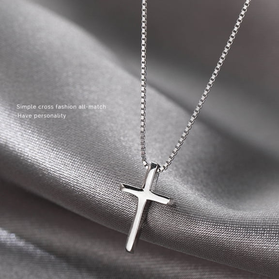 Vireellx Cross Pendant Necklace for Women 2024 New Summer Chain for Women Jewelry Valentines Day