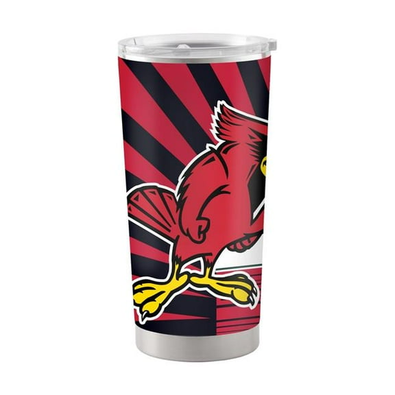 Logo Brands 152-S20T-14 Illinois State 20 oz Mascot Stainless Tumbler