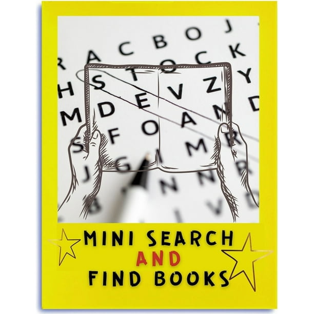 Mini Search And Find Books : Fill In Word Search Books - Sight Words Puzzles And Games Activity Book Puzzles For Dementia Patients, Brain Teasers For ...
