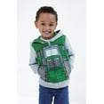thumbnail image 2 of John Deere Tractor Fleece Zip Up Hoodie Toddler to Little Kid, 2 of 5