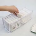 thumbnail image 1 of Caja de almacenamiento de ropa interior tipo cajón para guardarropa doméstico, calcetines, sujetadores, bragas, almacenamiento, clasificación, tela de nailon transpirable, 1 of 5