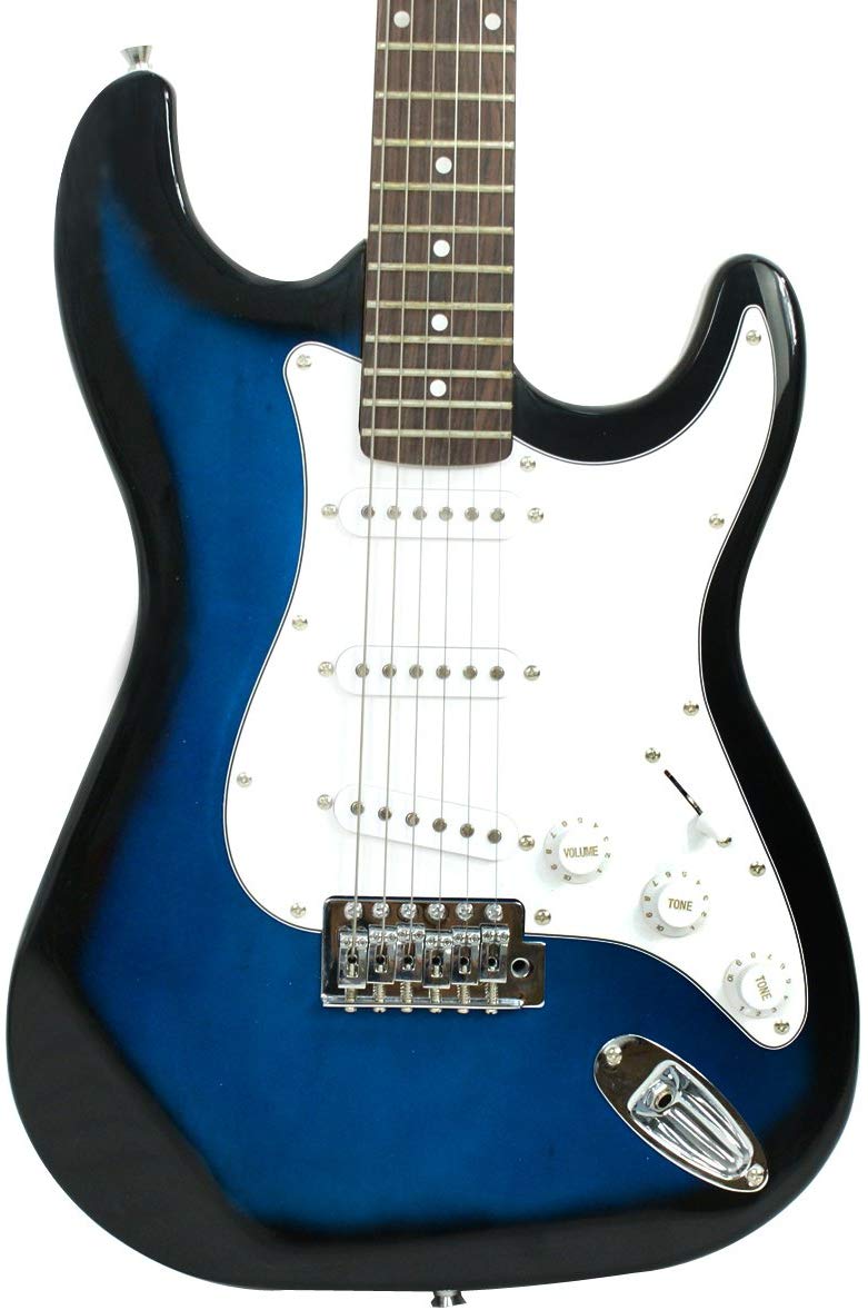 ZenStyle 39in Full Size Electric Guitar Starter Kit Blue photo 4