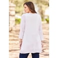 thumbnail image 2 of Catherines Women's Plus Size Pointelle Accented Cardigan, 2 of 4