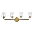 thumbnail image 5 of 853454HB-CL Lark Kline - 48W 4 LED Large Bath Vanity-11 Inches Tall and 33 Inches Wide-Heritage Brass Finish, 5 of 9