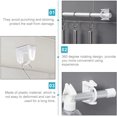 thumbnail image 5 of Tringle à Rideau Robuste Support de Tringle à Rideau 4 Pcs Support de Tringle à Rideau Multi-Usage Support de Tringle à Rideau Autocollant Support de Tringle à Rideau Simple Quincaillerie de Fenêtre (Blanc) Support de Tringle, 5 of 5